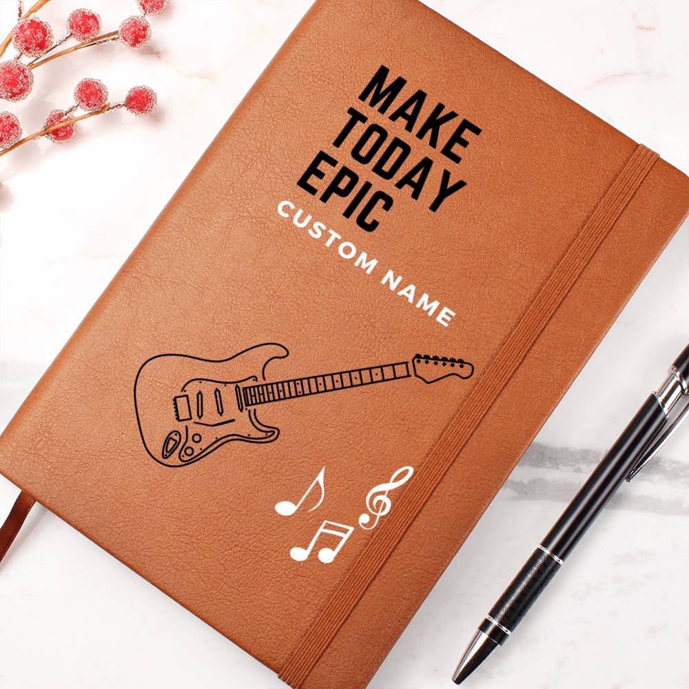 Music Notebook Songwriting Personalized Guitar Lyric Journal Lyrical Writer Journal Writing Custom Songwriters Notebook Musician Song Diary