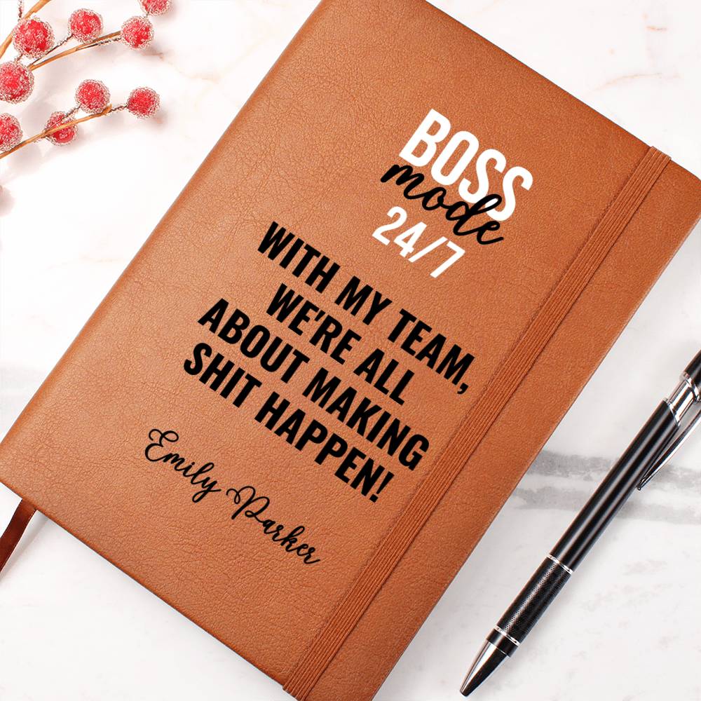 Leader Gift for Boss, Custom Name Christmas Gift Idea, Personalized Bosses Day Gift, Funny Boss Gift for Women, Gifts for Men Mentor Coach