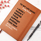 Organ Donor Thank You Journal Life Saver Gratitude Transplant Anniversary Hospital Staff Kidney Bone Marrow Keepsake Donation Awareness