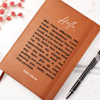 Future Millionaire Generational Curse Breaker Personalised Name Leather journal empowering woman bossbabe Inspirational Motivational Diary