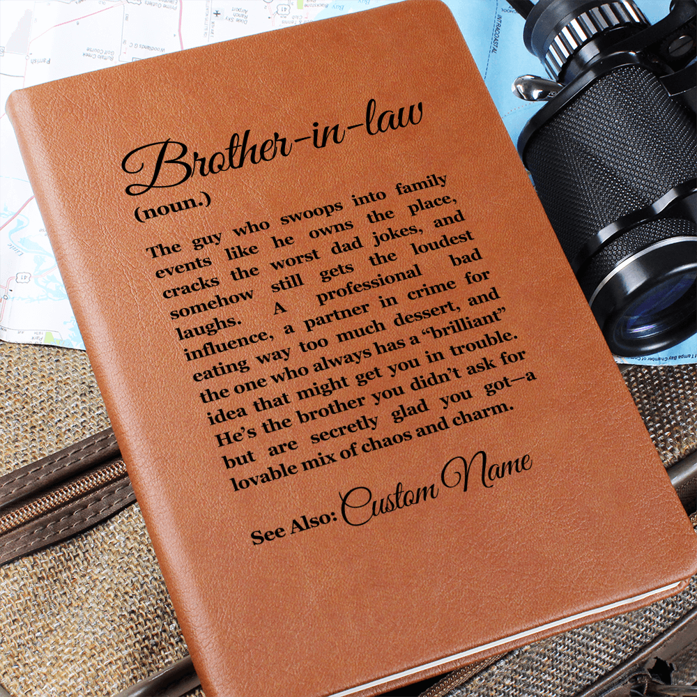 Birthday Gift for Brother in Law, Heartfelt Keepsake, Brother Journal, Brother in Law Appreciation, Thoughtful Sentimental Christmas Gift