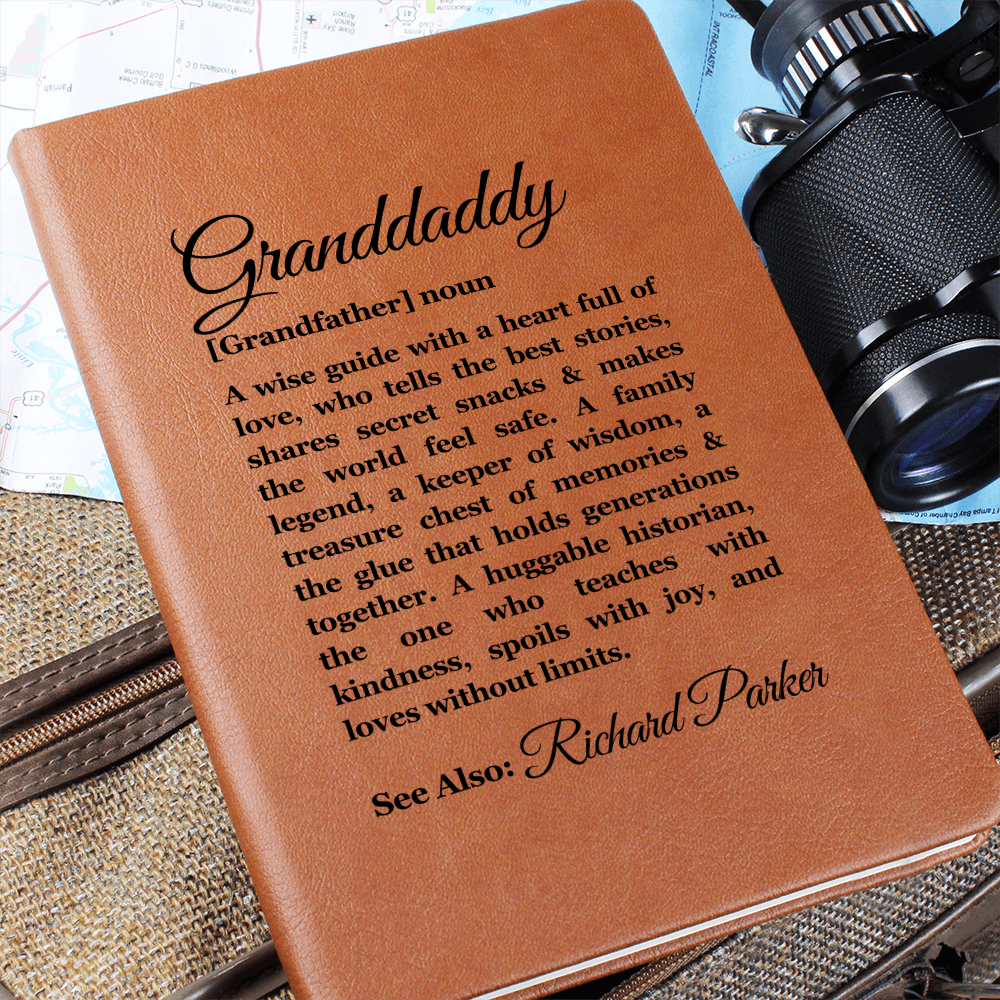 Birthday Gift For Grandfather, Granddaddy Definition Meaning, Custom Journal For Him, Grandfather Christmas Gifts, Pop Pop Granddad Gifts