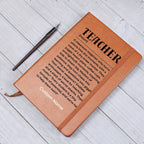 Personalized Teacher Retirement Gift, Coworker Journal Gifts for Women or Men, Appreciation Thank You Gift for Mentor, Teachers Day Gift