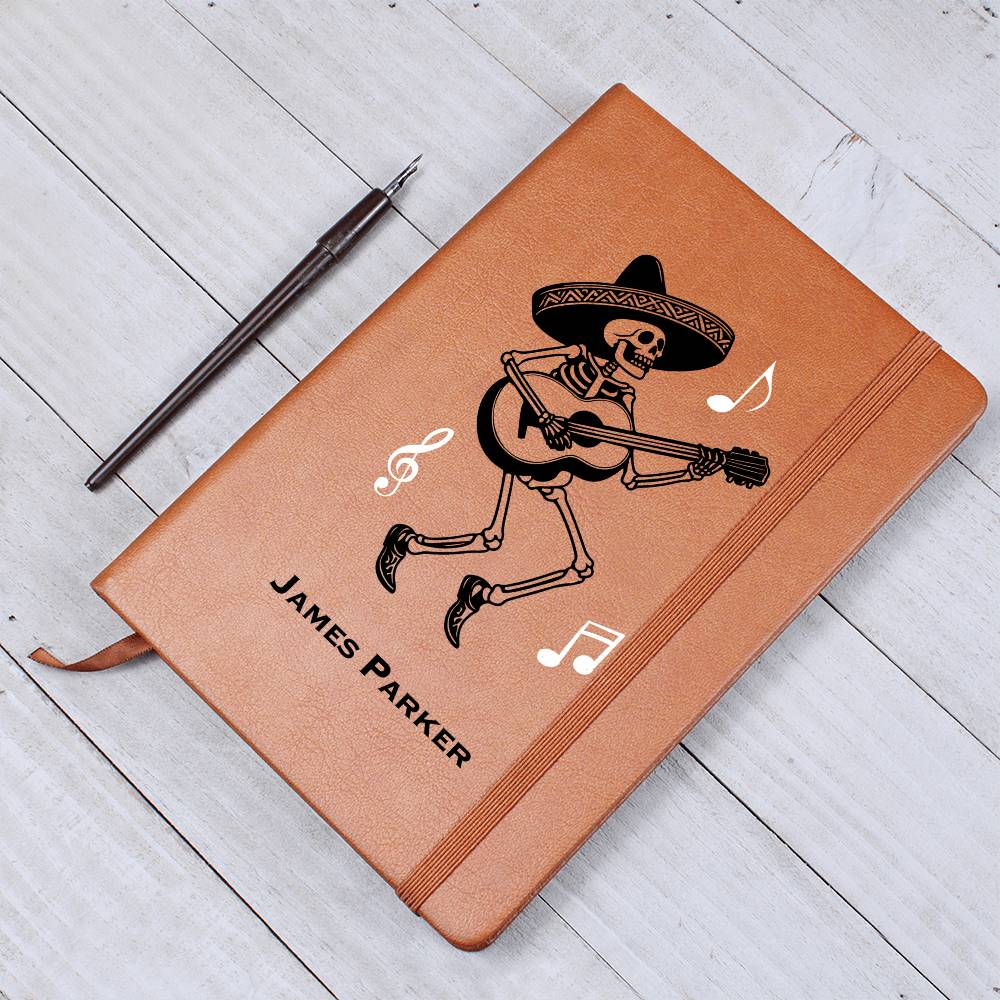 Personalized Guitar Lyric Journal, Custom Songwriters Notebook Musician Song Diary Lyrical Writer Journal Writing Music Notebook Songwriting