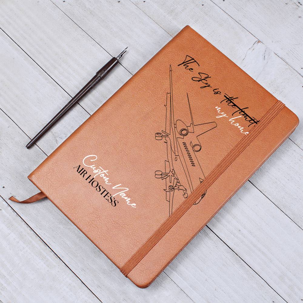 Flight Attendant Journal Gift, Gift for becoming flight attendant, Cabin crew Air Hostess Gift, stewardess Gift, airline aviation school