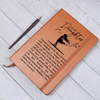 I Closed My Eyes Daughter Leather Journal Sentimental Keepsake Gift for Daughter Wedding Day Gift Graduation Birthday Proud Mother