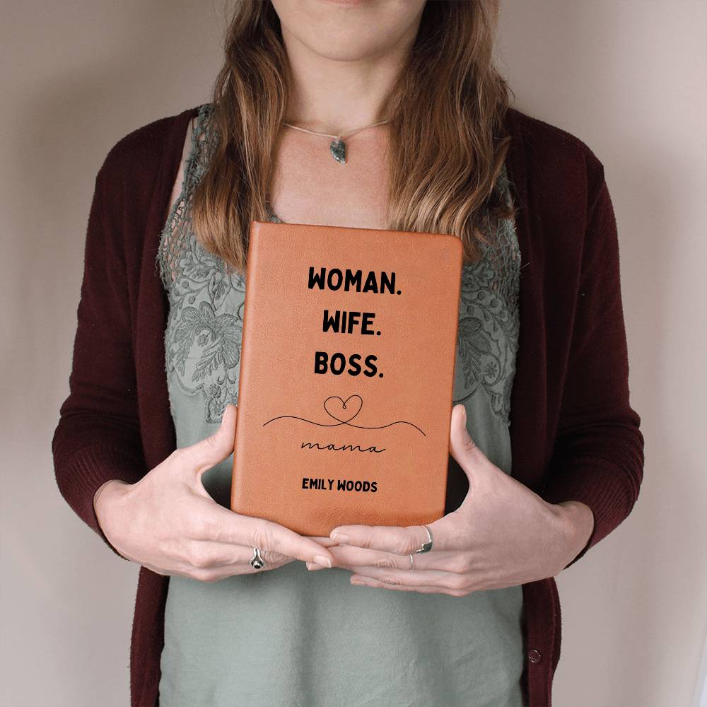 Woman Wife Boss Mama Journal Boss Lady, Boss Life Vibes Notebook Boss Mum Mother's Day Gift Boss Babe Boss Women Corporate Gifts for Manager