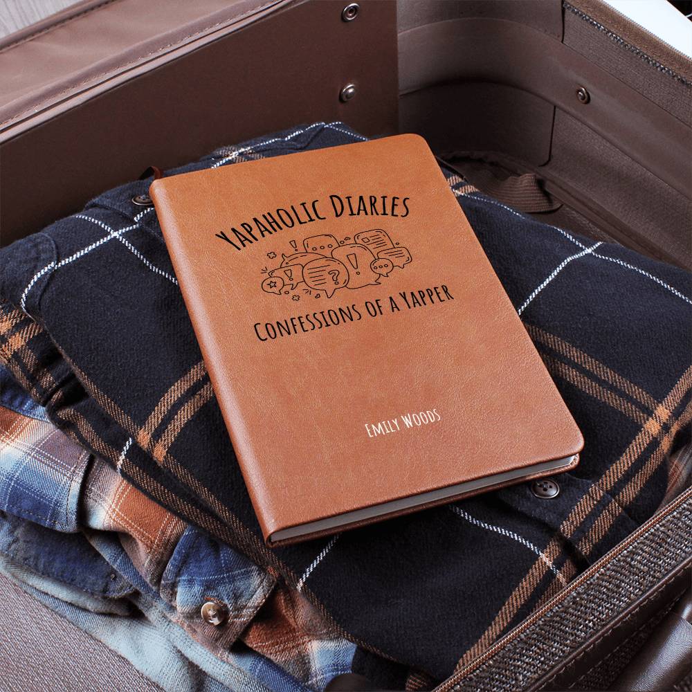 Yapaholic Confessions Professional Yapper Journal Gifts For Her Gift For Friend Sarcastic Meme Tee Funny Y2K Certified Yapper Diary