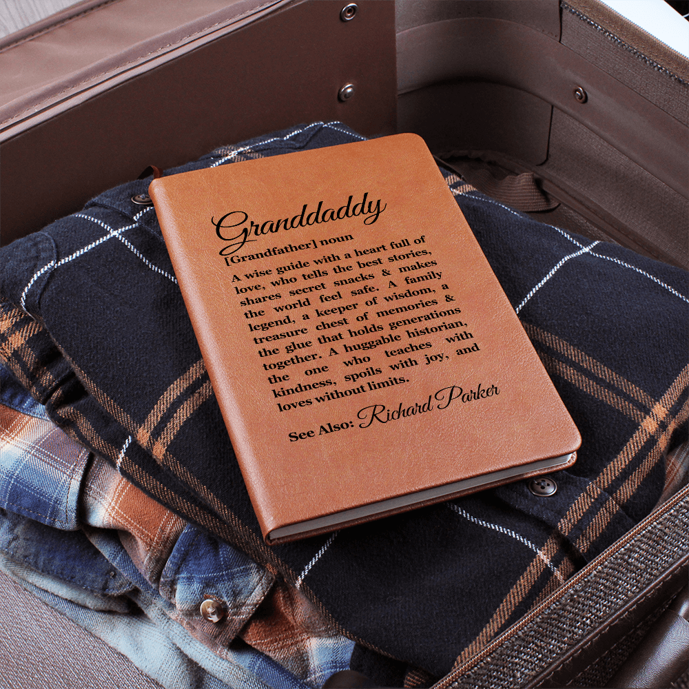 Birthday Gift For Grandfather, Granddaddy Definition Meaning, Custom Journal For Him, Grandfather Christmas Gifts, Pop Pop Granddad Gifts