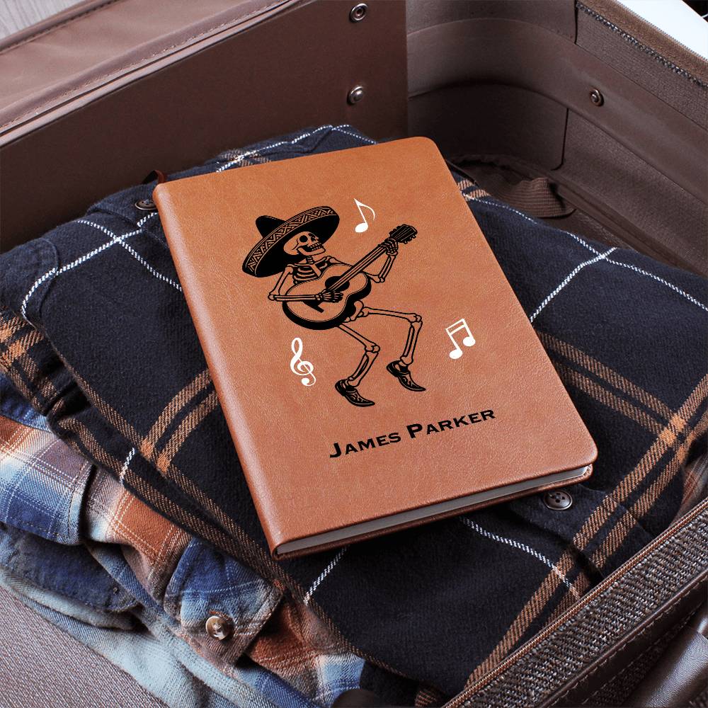 Personalized Guitar Lyric Journal, Custom Songwriters Notebook Musician Song Diary Lyrical Writer Journal Writing Music Notebook Songwriting