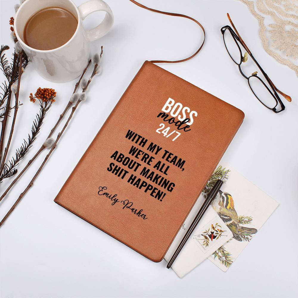 Leader Gift for Boss, Custom Name Christmas Gift Idea, Personalized Bosses Day Gift, Funny Boss Gift for Women, Gifts for Men Mentor Coach