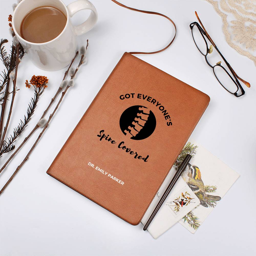 Personalized Chiropractic Journal, Chiropractor Gift for Chiropractor, Chiropractor Grad Gift, Chiropractor Notepad, Back Spine Doctor Decor