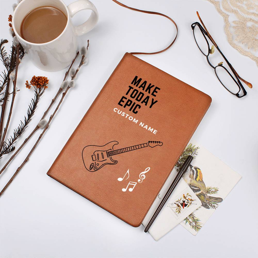 Music Notebook Songwriting Personalized Guitar Lyric Journal Lyrical Writer Journal Writing Custom Songwriters Notebook Musician Song Diary