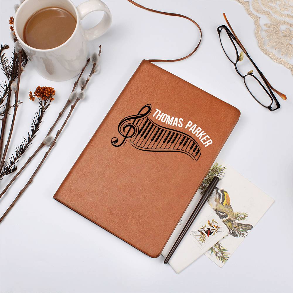Music Notebook Songwriting Personalized Piano Lyric Journal Lyrical Writer Journal Writing Custom Songwriters Notebook Musician Song Diary