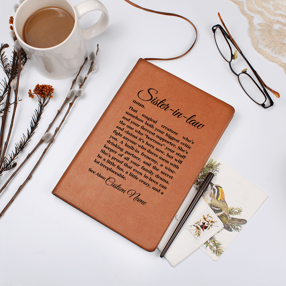 Birthday Gift for Sister in Law, Heartfelt Keepsake, Sister in law Journal, Sister in Law Appreciation, Thoughtful Sentimental Gift for Her
