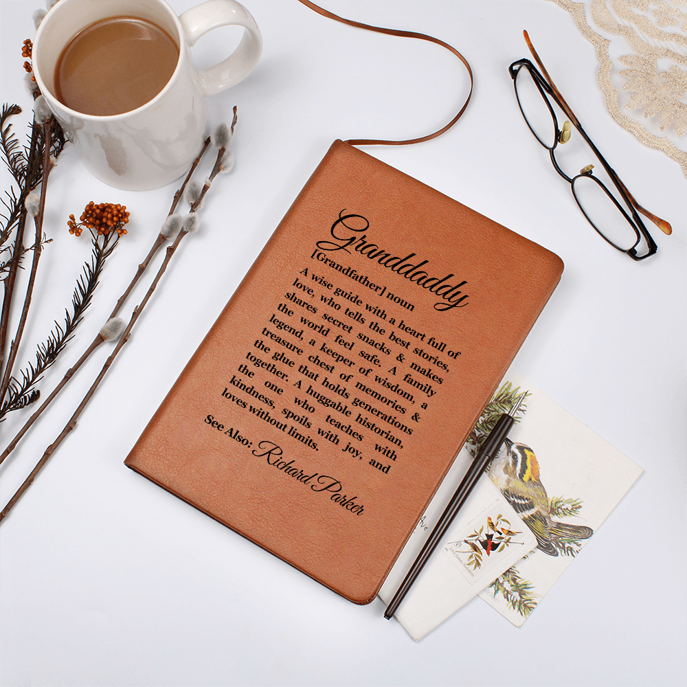Birthday Gift For Grandfather, Granddaddy Definition Meaning, Custom Journal For Him, Grandfather Christmas Gifts, Pop Pop Granddad Gifts