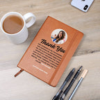 Thank You Teacher Journal, Teacher retirement gift, Teacher Gratitude, Appreciation Gifts for women teacher, Custom Photo and Name