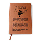 I Closed My Eyes Daughter Leather Journal Sentimental Keepsake Gift for Daughter Wedding Day Gift Graduation Birthday Proud Mother