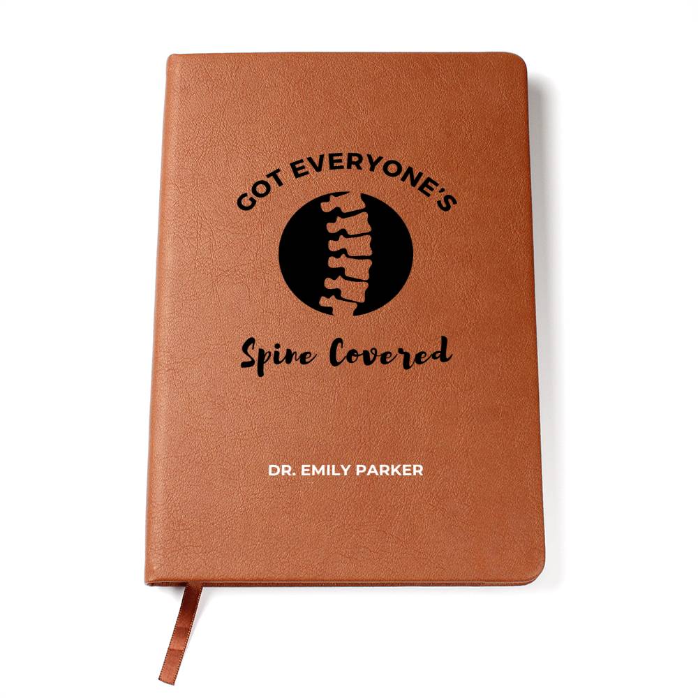 Personalized Chiropractic Journal, Chiropractor Gift for Chiropractor, Chiropractor Grad Gift, Chiropractor Notepad, Back Spine Doctor Decor