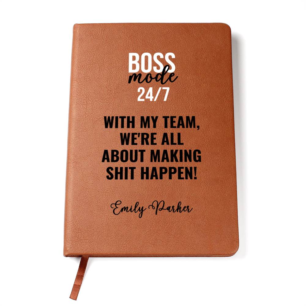 Leader Gift for Boss, Custom Name Christmas Gift Idea, Personalized Bosses Day Gift, Funny Boss Gift for Women, Gifts for Men Mentor Coach