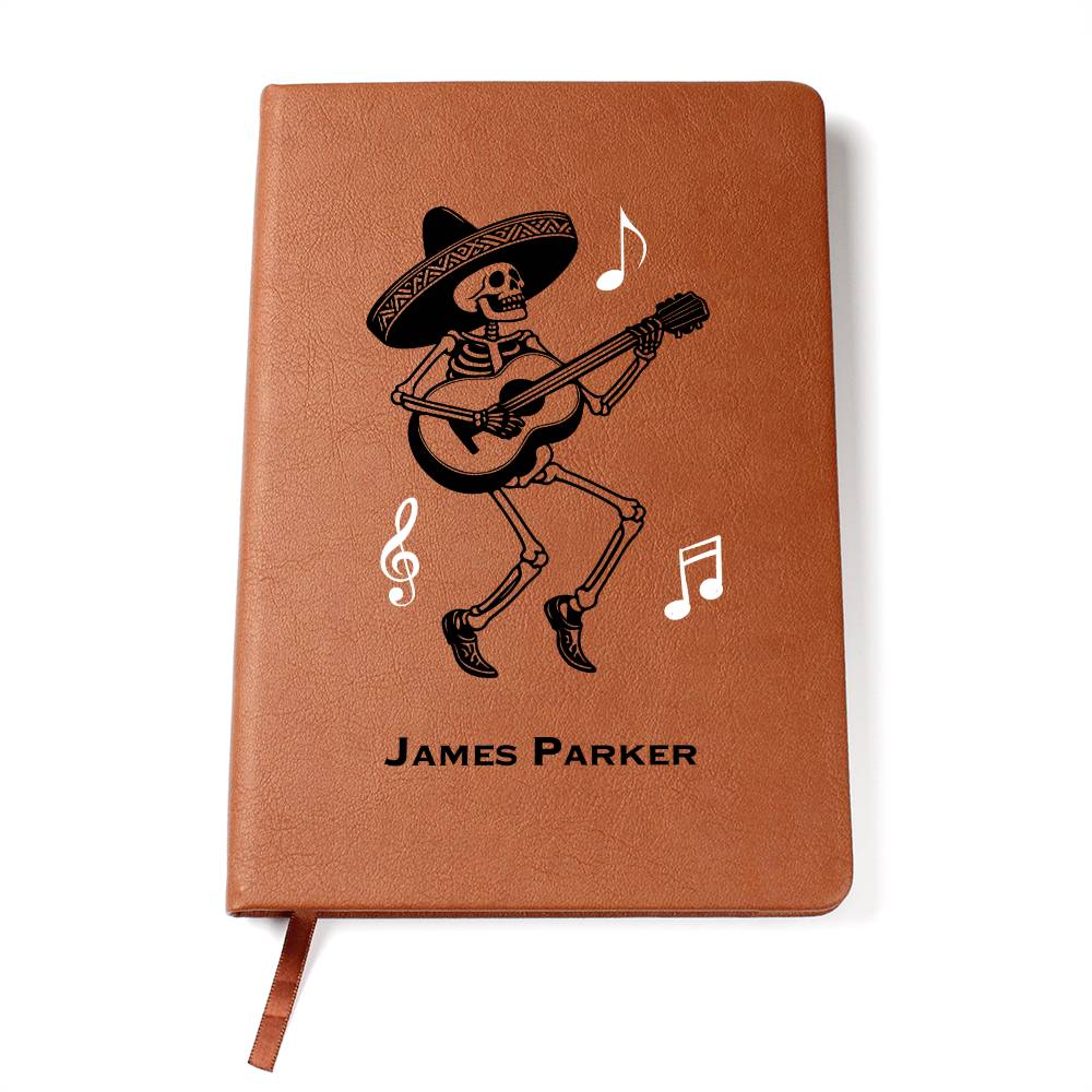 Personalized Guitar Lyric Journal, Custom Songwriters Notebook Musician Song Diary Lyrical Writer Journal Writing Music Notebook Songwriting