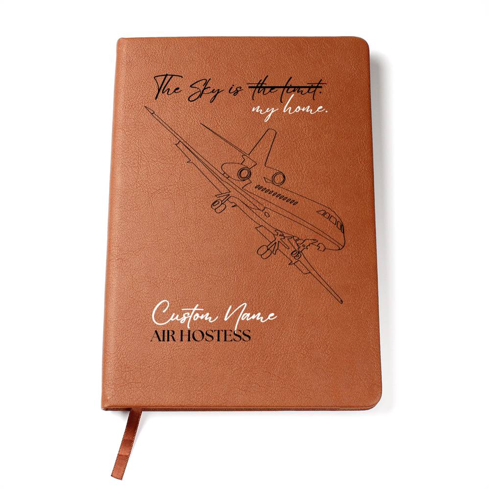 Flight Attendant Journal Gift, Gift for becoming flight attendant, Cabin crew Air Hostess Gift, stewardess Gift, airline aviation school