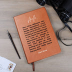 Future Millionaire Generational Curse Breaker Personalised Name Leather journal empowering woman bossbabe Inspirational Motivational Diary