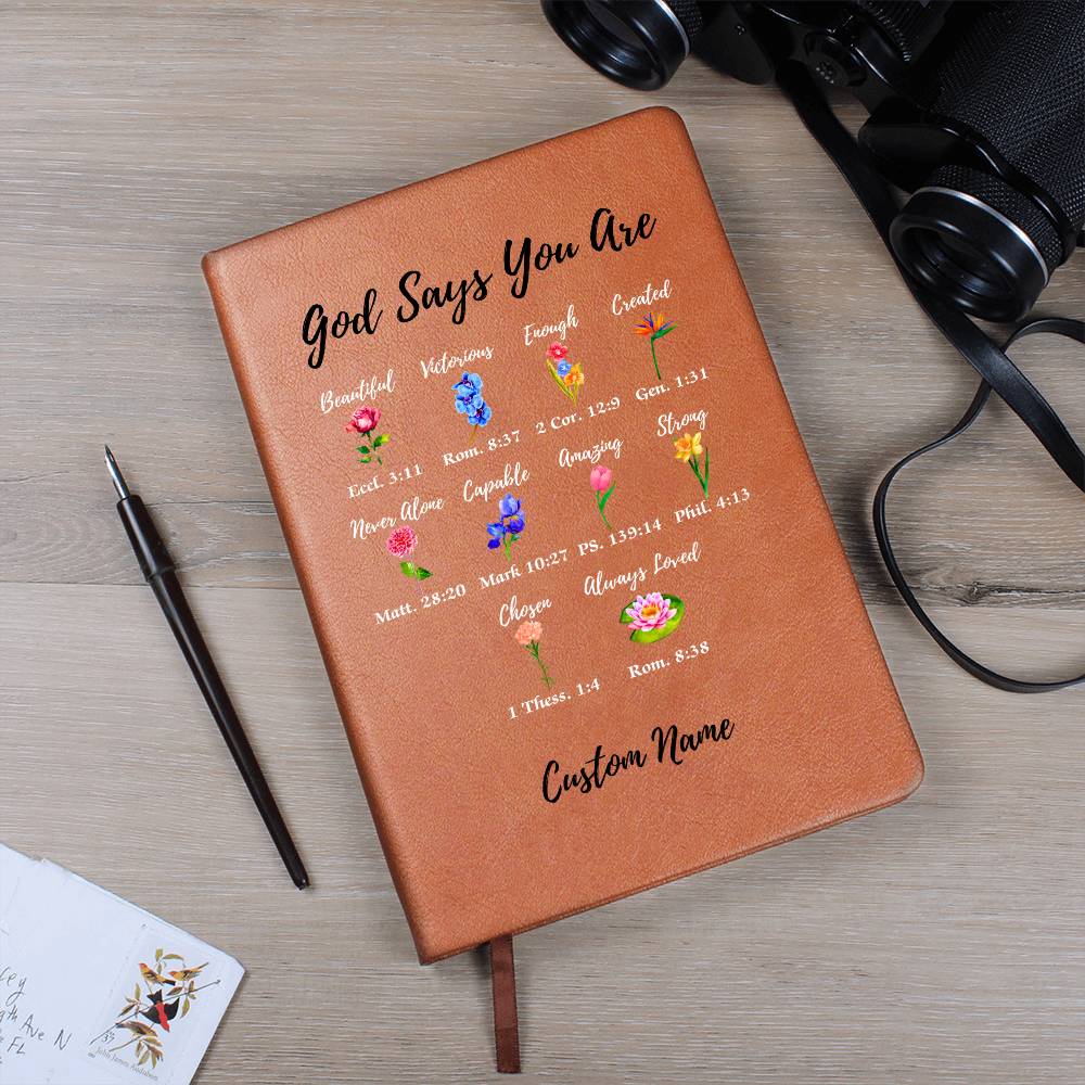 Personalized Prayer Journal, Christian Gifts, Rooted in him, Bible Study Journal, Devotional, Best Friend Catholic Gift, Faith Baptism Gifts