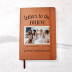 Letters to the Bride from Bridesmaids Personalised Bride's Name & Wedding Date Journal Best Friend Notebook Gifts Bridal Gifts Wedding Gift