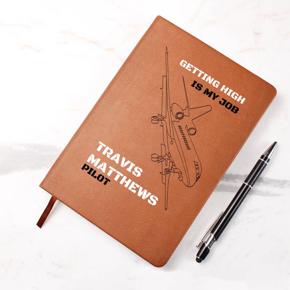 Personalized Journal Gift for Pilot, Aviation, Pilot Gifts, Aviator Gift, Flight School Graduation, Helicopter Pilot Gifts, Solo Flight