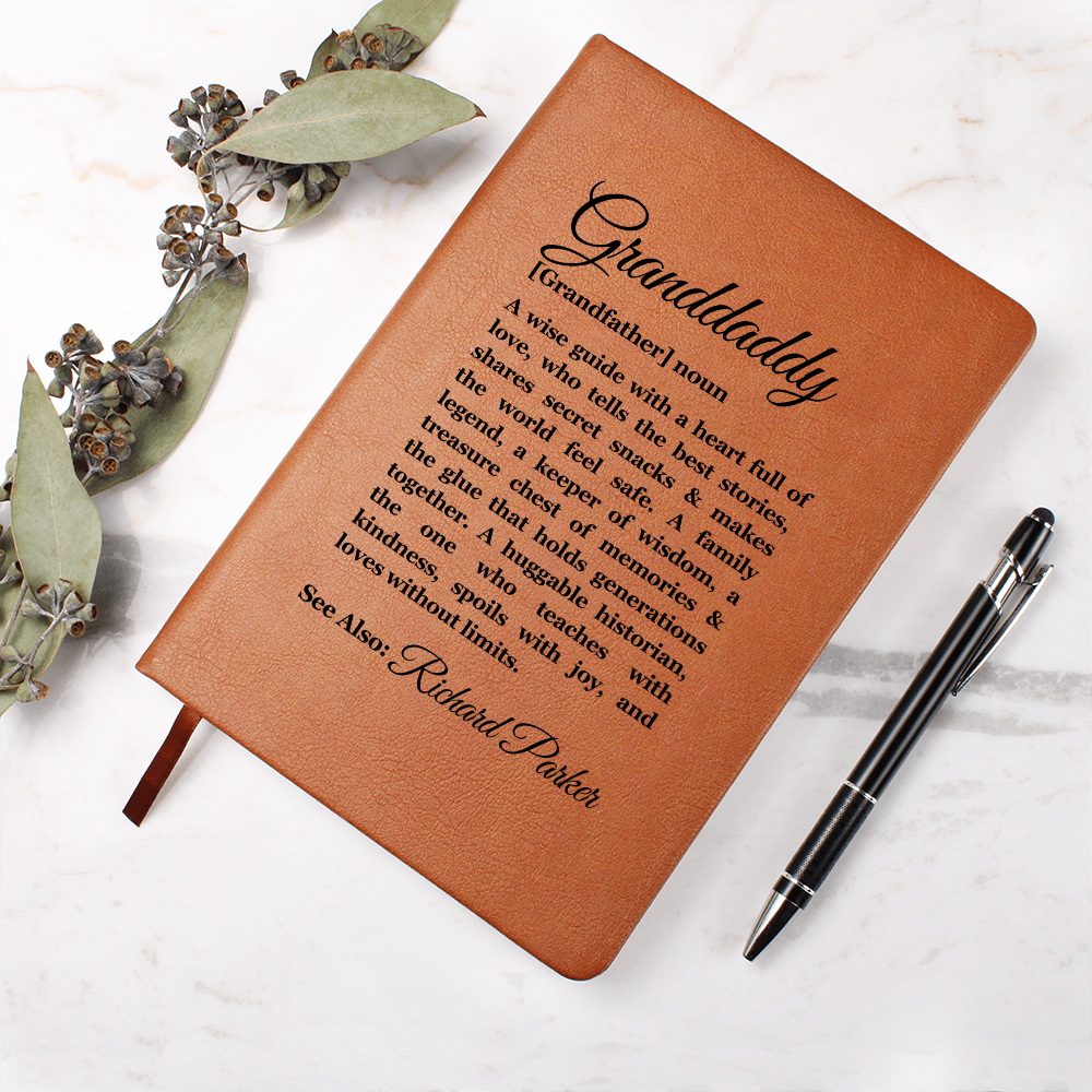 Birthday Gift For Grandfather, Granddaddy Definition Meaning, Custom Journal For Him, Grandfather Christmas Gifts, Pop Pop Granddad Gifts