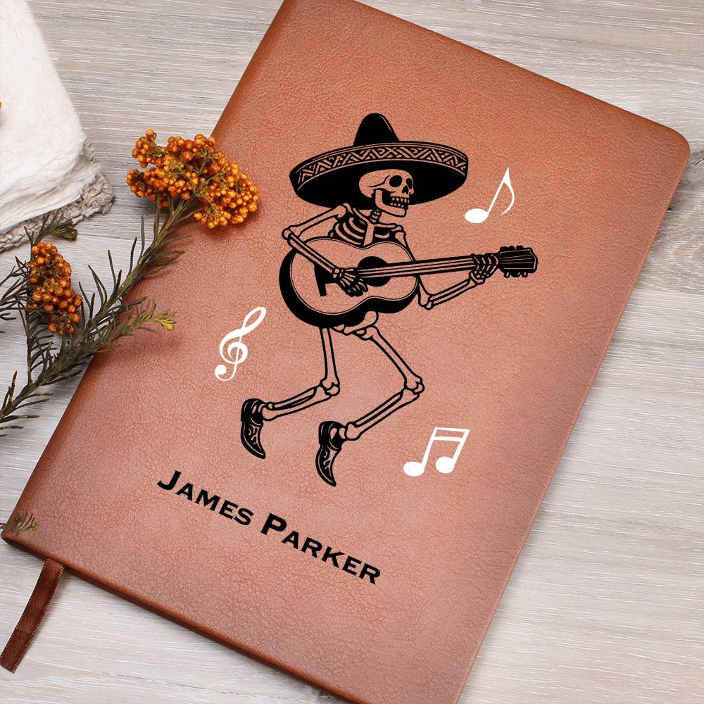Personalized Guitar Lyric Journal, Custom Songwriters Notebook Musician Song Diary Lyrical Writer Journal Writing Music Notebook Songwriting