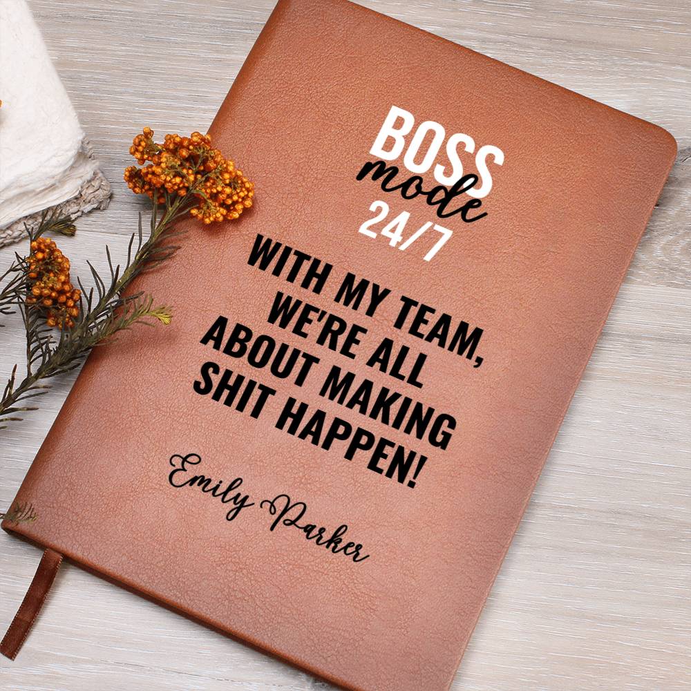 Leader Gift for Boss, Custom Name Christmas Gift Idea, Personalized Bosses Day Gift, Funny Boss Gift for Women, Gifts for Men Mentor Coach