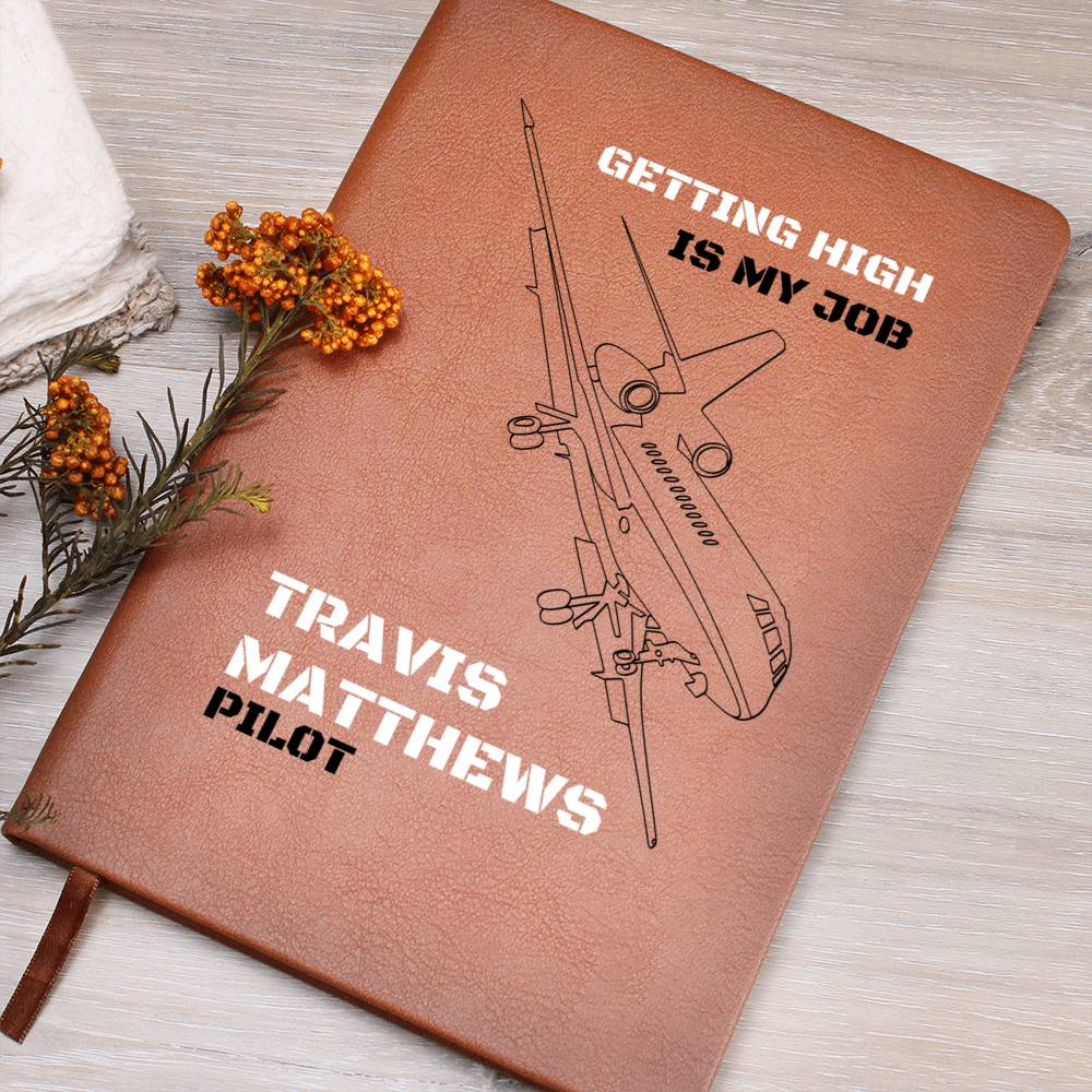 Personalized Journal Gift for Pilot, Aviation, Pilot Gifts, Aviator Gift, Flight School Graduation, Helicopter Pilot Gifts, Solo Flight