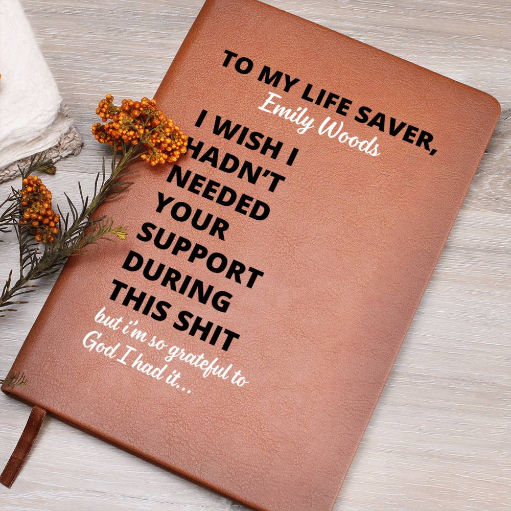 Organ Donor Thank You Journal Life Saver Gratitude Transplant Anniversary Hospital Staff Kidney Bone Marrow Keepsake Donation Awareness