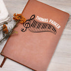 Music Notebook Songwriting Personalized Piano Lyric Journal Lyrical Writer Journal Writing Custom Songwriters Notebook Musician Song Diary