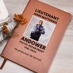 Personalized Police Retirement Gift Police Officer Gift Law Enforcement Lieutenant Fathers Day Gift for Men Police Department Sergeant Gifts