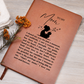 I Closed My Eyes Mom Leather Journal Sentimental Keepsake Gift for Mom Anniversary Wedding Day Gift Birthday Proud Daughter Proud Son Gifts