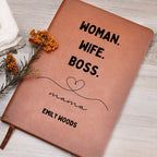 Woman Wife Boss Mama Journal Boss Lady, Boss Life Vibes Notebook Boss Mum Mother's Day Gift Boss Babe Boss Women Corporate Gifts for Manager