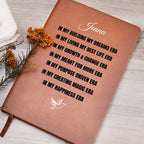 Personalized Name Leather Journal, Motivational Inspirational Quotes, In My Era Diary, Self Love Club, Dreams & Wellness Mental Health Gift