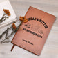 Custom Name Leather Journal, Sourdough Starter, Homestead Baking Gift, Bread Baking Gift Baking Journal Recipe Book, Homesteading gift