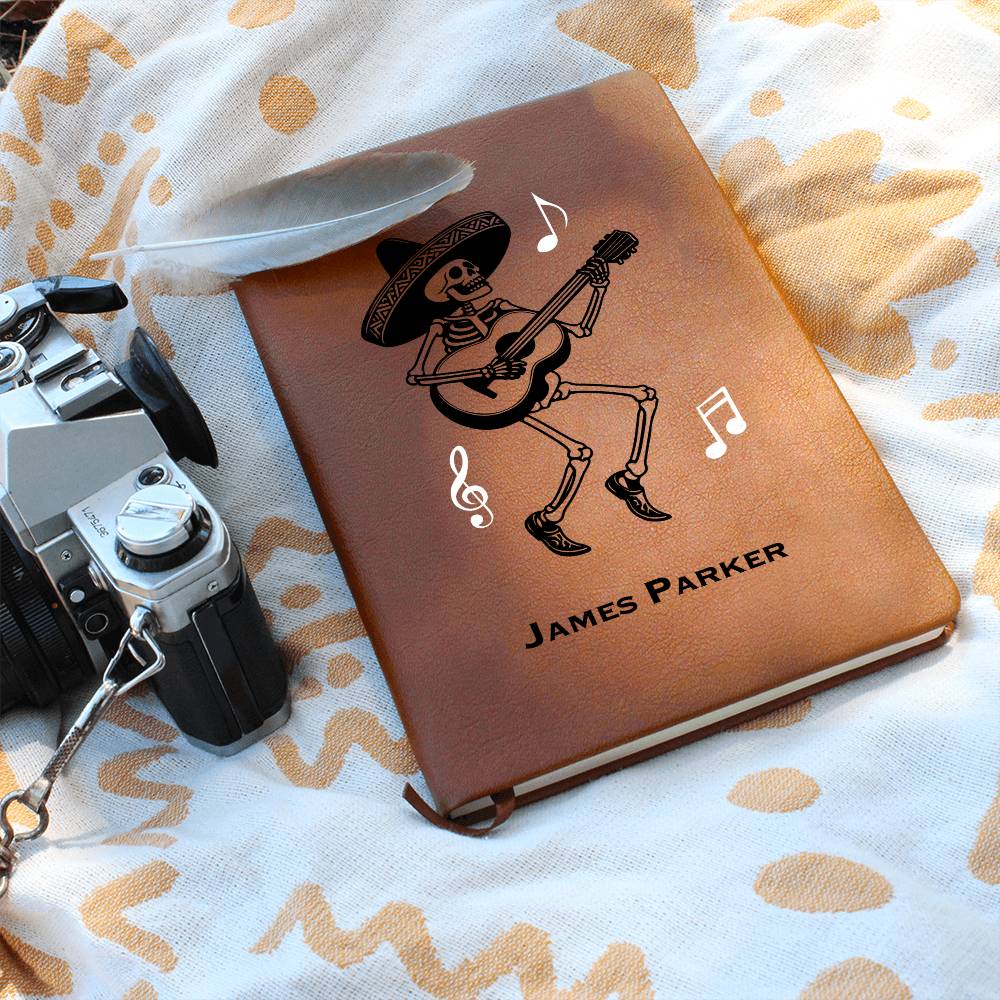 Personalized Guitar Lyric Journal, Custom Songwriters Notebook Musician Song Diary Lyrical Writer Journal Writing Music Notebook Songwriting