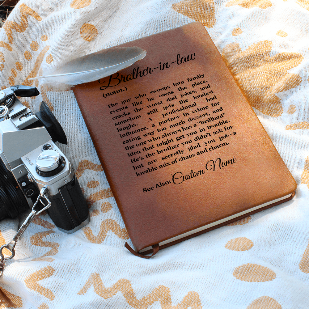 Birthday Gift for Brother in Law, Heartfelt Keepsake, Brother Journal, Brother in Law Appreciation, Thoughtful Sentimental Christmas Gift