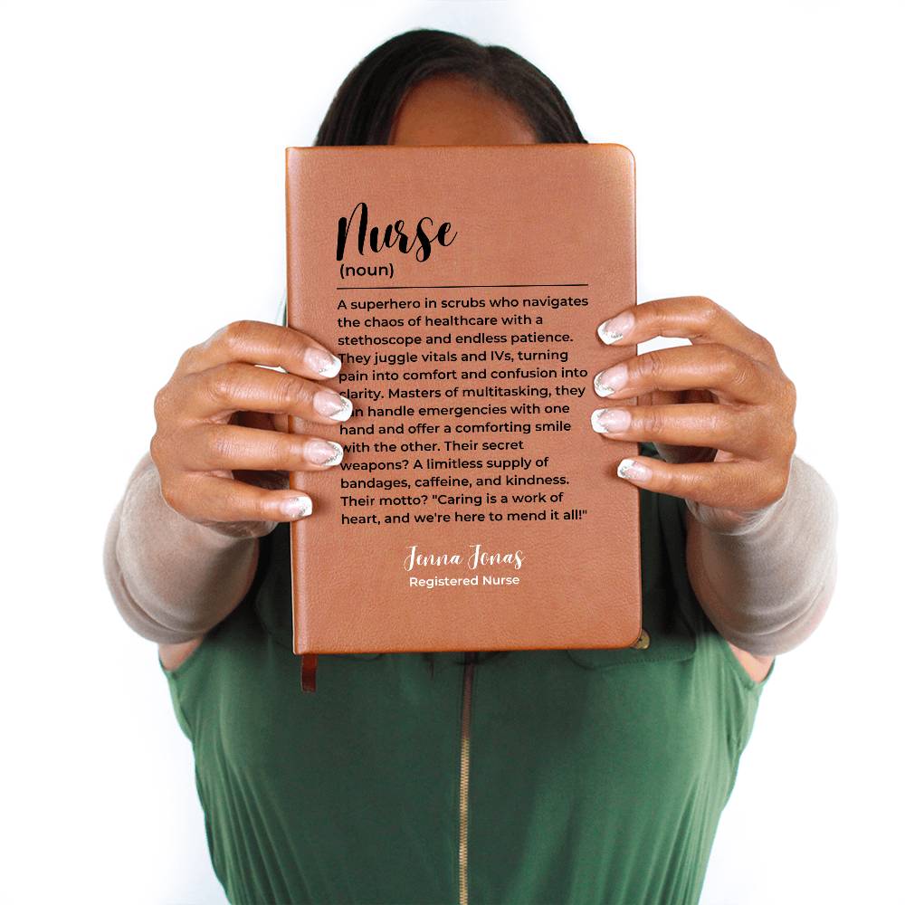 Personalized nurse gift, gift for nurse, nurse graduation gift journal, nurse retirement gift A5 diary, Custom Name Nurse Christmas gift