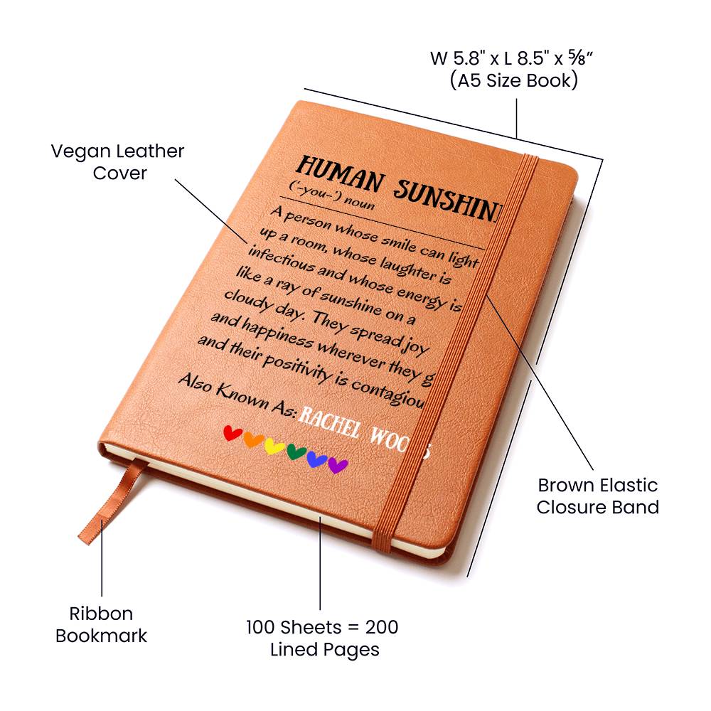 Human Sunshine Definition Gratitude Inspirational Motivational Gifts for Women Appreciation Gift for Teacher Friends Coworkers Doctor Nurse