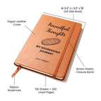 Personalised Name Leather Journal, Sourdough Starter, Homestead Baking Gift, Bread Baking Gift Baking Journal Recipe Book, Homesteading gift