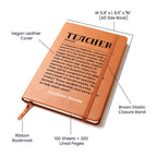 Personalized Teacher Retirement Gift, Coworker Journal Gifts for Women or Men, Appreciation Thank You Gift for Mentor, Teachers Day Gift