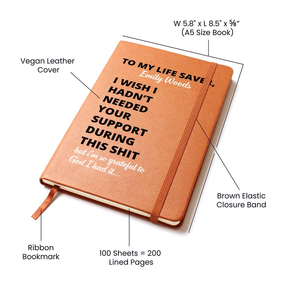 Organ Donor Thank You Journal Life Saver Gratitude Transplant Anniversary Hospital Staff Kidney Bone Marrow Keepsake Donation Awareness