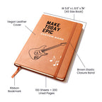 Music Notebook Songwriting Personalized Guitar Lyric Journal Lyrical Writer Journal Writing Custom Songwriters Notebook Musician Song Diary