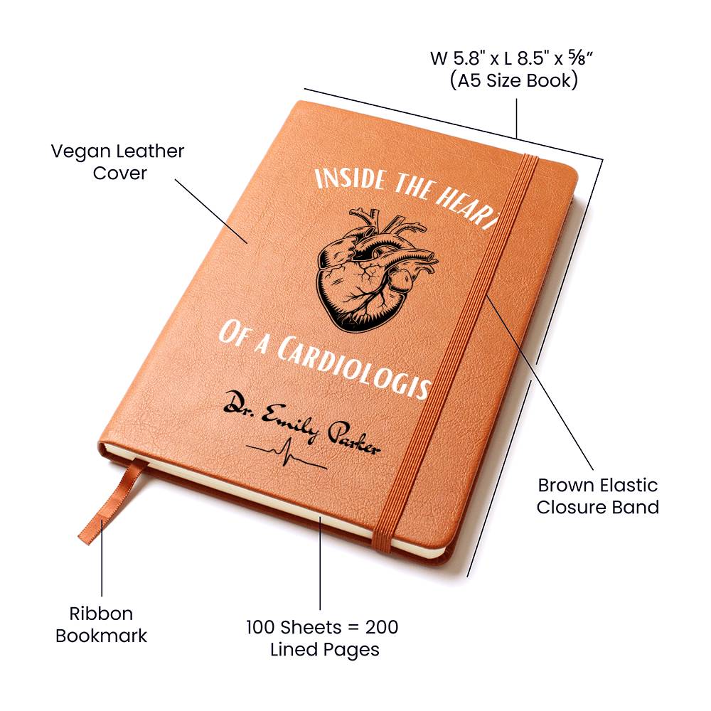 Inside the Heart of a Cardiologist Notebook, Anatomical Heart, Journal Gift for Cardiologist, Cardiologist Heart Doctor Gifts, Heart Surgeon